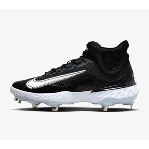 Nike Men's Alpha Huarache Elite 4 Mid Metal Baseball Cleats Size 16 New With Box